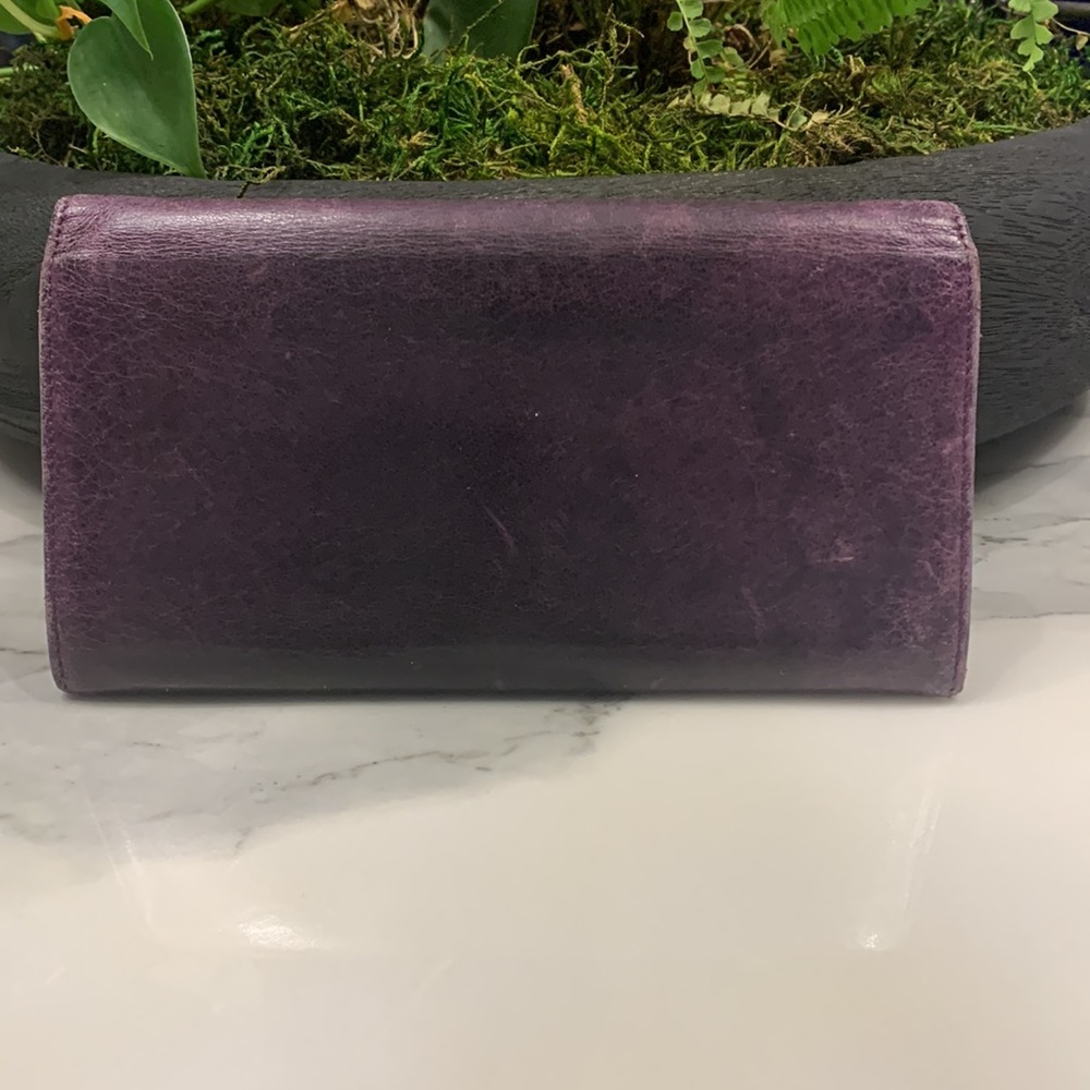 Balenciaga purple city wallet - Picture 5 of 15
